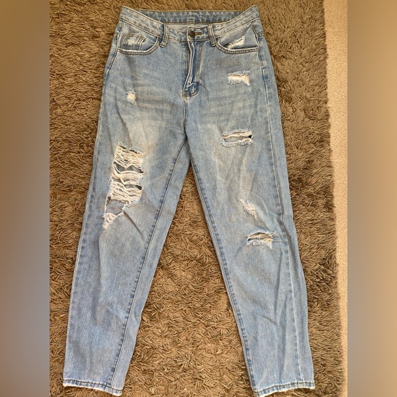 Light blue ripped jeans - Picture 1 of 3